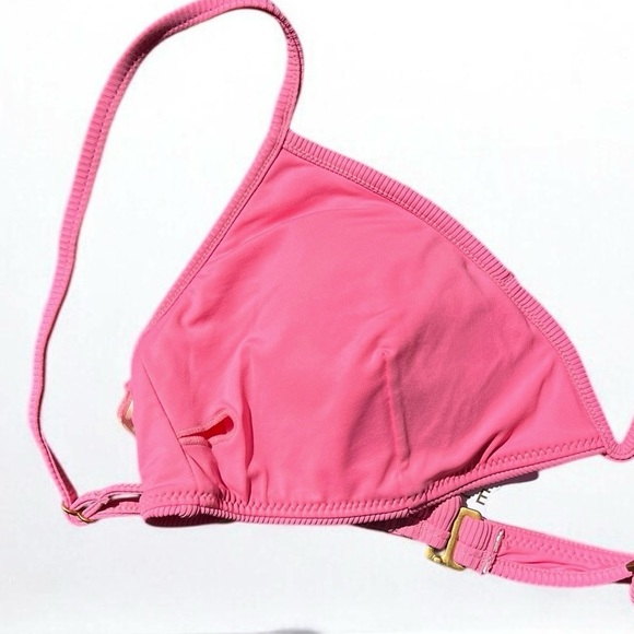 🌻NEW w.tags L*Space Helena Pink Ribbed Bikini Top Size Medium | $99 Retail - Picture 6 of 10